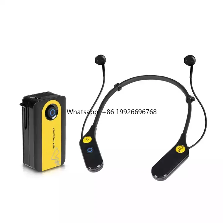 Professional 5.8G Portable Neckband Wireless Monitor Headphone System In-Ear Headphones for Live Sound for Microphone Accessory
Professional 5.8G Portable Neckband Wireless Monitor Headphone System In-Ear Headphones for Live Sound for Microphone Accessory