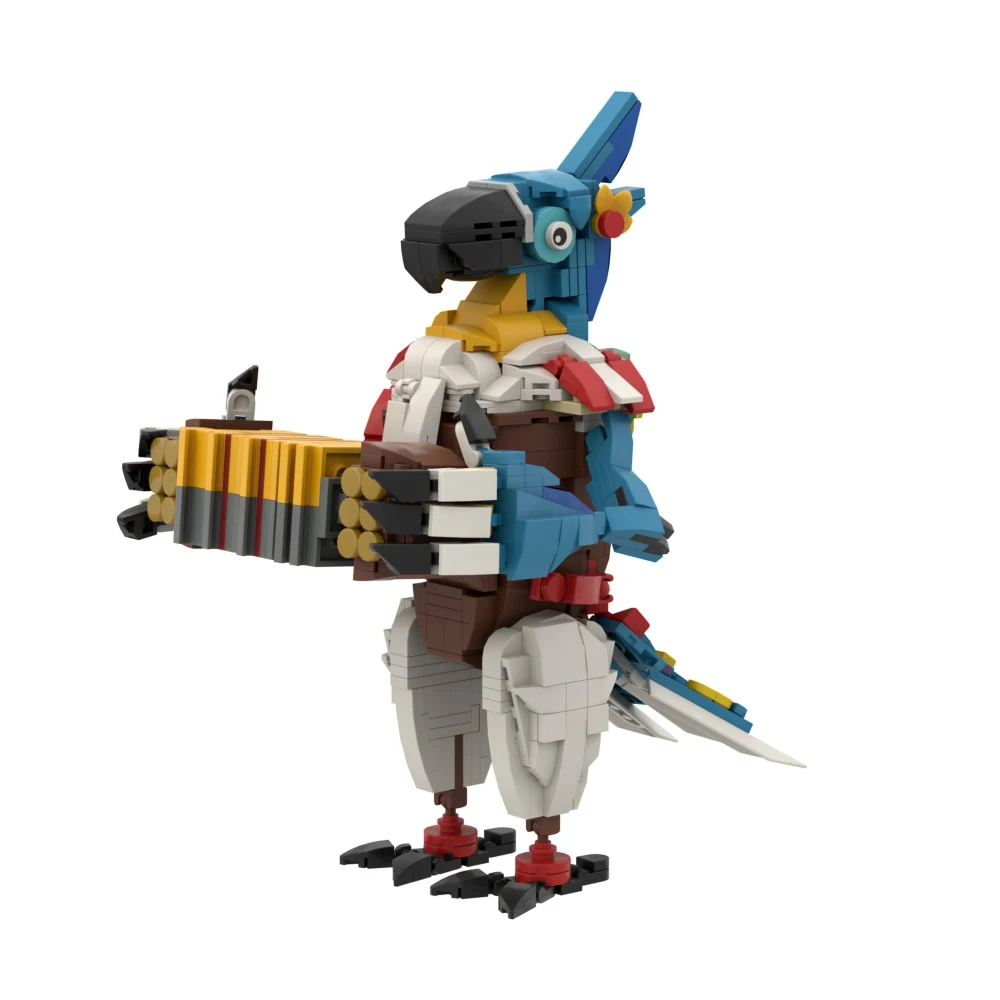 Kass the Bard MOC Building Blocks, Hyrule Inspired Rito Musician with Accordion, Fantasy Adventure Character DIY Model for Fans
Kass the Bard MOC Building Blocks, Hyrule Inspired Rito Musician with Accordion, Fantasy Adventure Character DIY Model for Fans