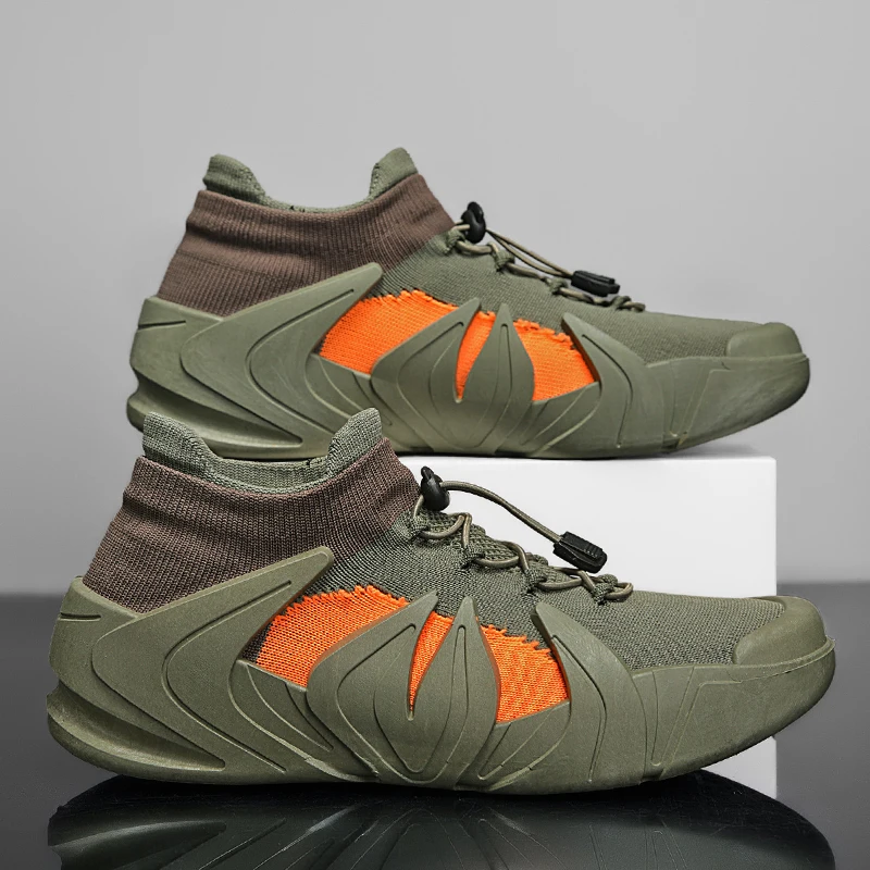 Тканая дышащая повседневная обувь большого размера, уличные противоскользящие и износостойкие носки, обувь
Тканая дышащая повседневная обувь большого размера, уличные противоскользящие и износостойкие носки, обувь