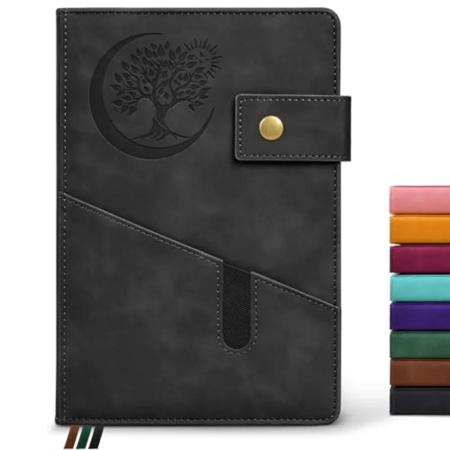 Journal Notebook A5 Hardcover Leather Sketchbook with 200 s Thick Paper for Men Women Unlined Drawing and Writing Journal 5.9"
Journal Notebook A5 Hardcover Leather Sketchbook with 200 s Thick Paper for Men Women Unlined Drawing and Writing Journal 5.9"