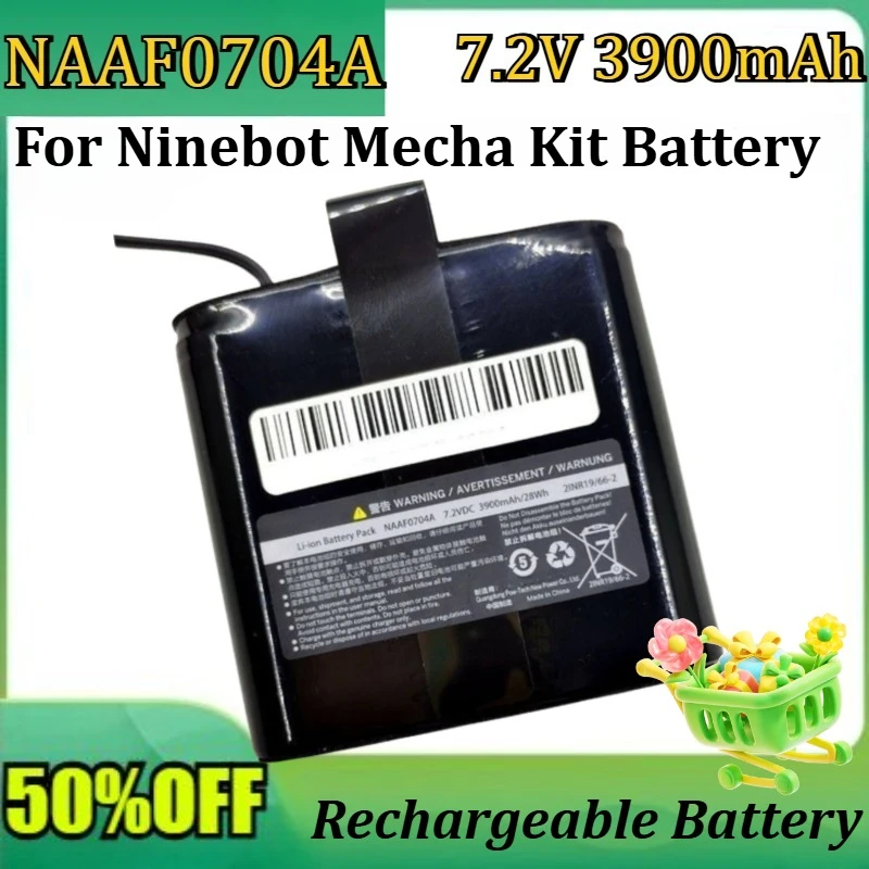 New NAAF0704A 7.2V 3900mAh High Quality Battery for Ninebot Mecha Kit Battery
New NAAF0704A 7.2V 3900mAh High Quality Battery for Ninebot Mecha Kit Battery
