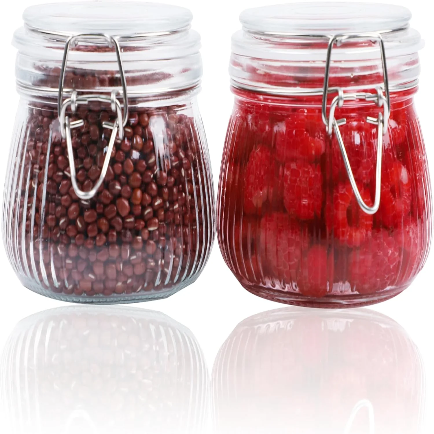 Glass Jars With Airtight Lid 17 Oz-2 Set Thicken Sealed Food Canister With Airtight Lid Leakproof Wide Mouth Kitchen Jar For C
Glass Jars With Airtight Lid 17 Oz-2 Set Thicken Sealed Food Canister With Airtight Lid Leakproof Wide Mouth Kitchen Jar For C