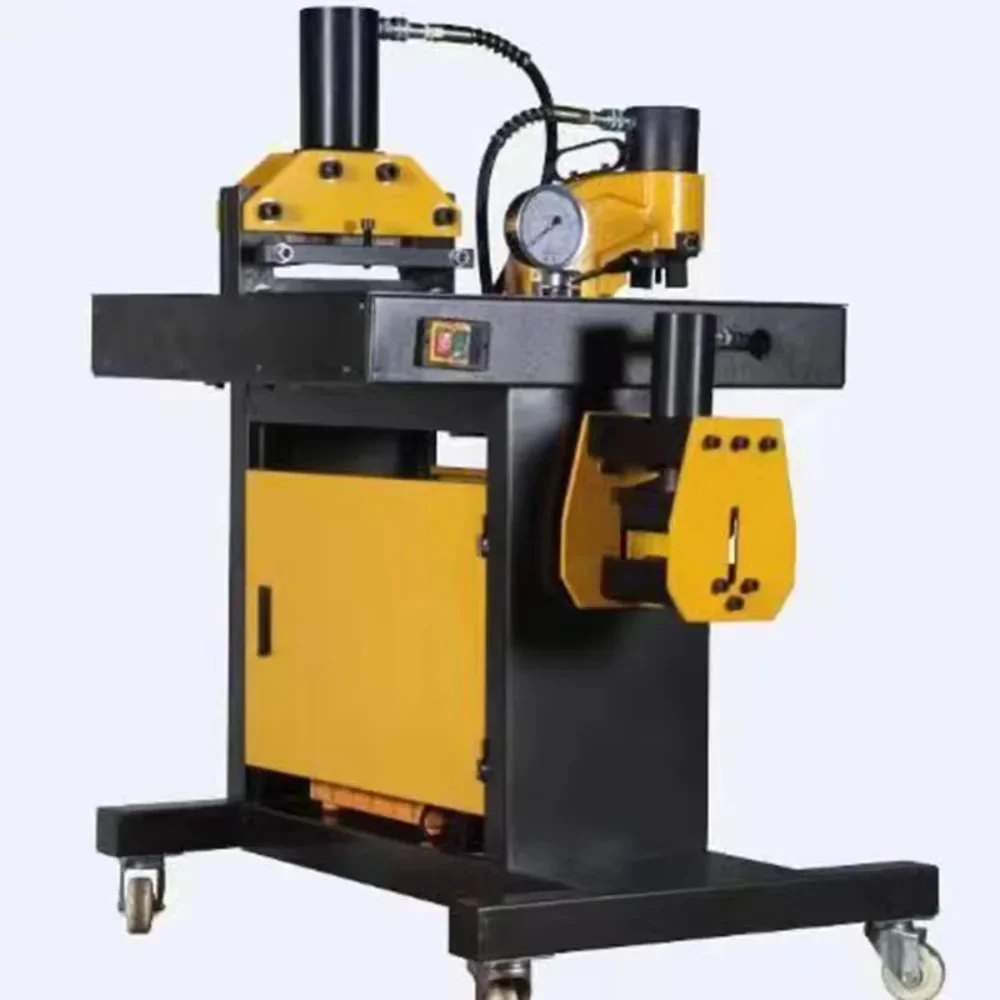China-made 3-in-1 busbar machine for bending and stamping aluminum and copper busbars
China-made 3-in-1 busbar machine for bending and stamping aluminum and copper busbars