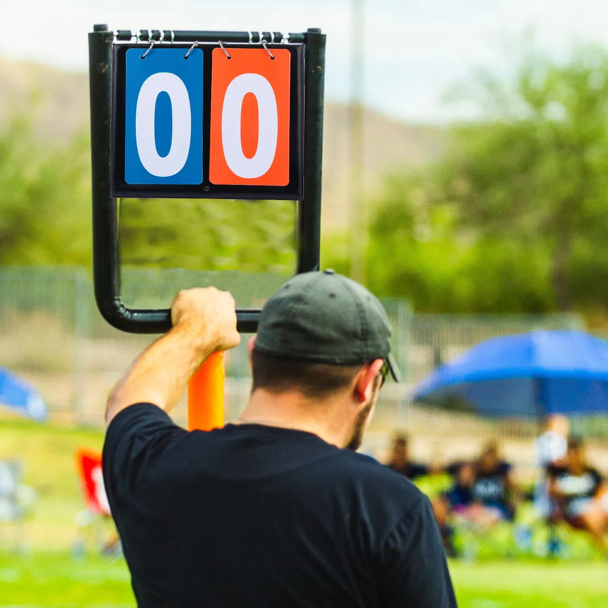 Basketball Score Board 2-Digit Score Flipper for Indoor Outdoor Sports Scoreboard for Sport Match Scoreboard Double Sided Flip
Basketball Score Board 2-Digit Score Flipper for Indoor Outdoor Sports Scoreboard for Sport Match Scoreboard Double Sided Flip