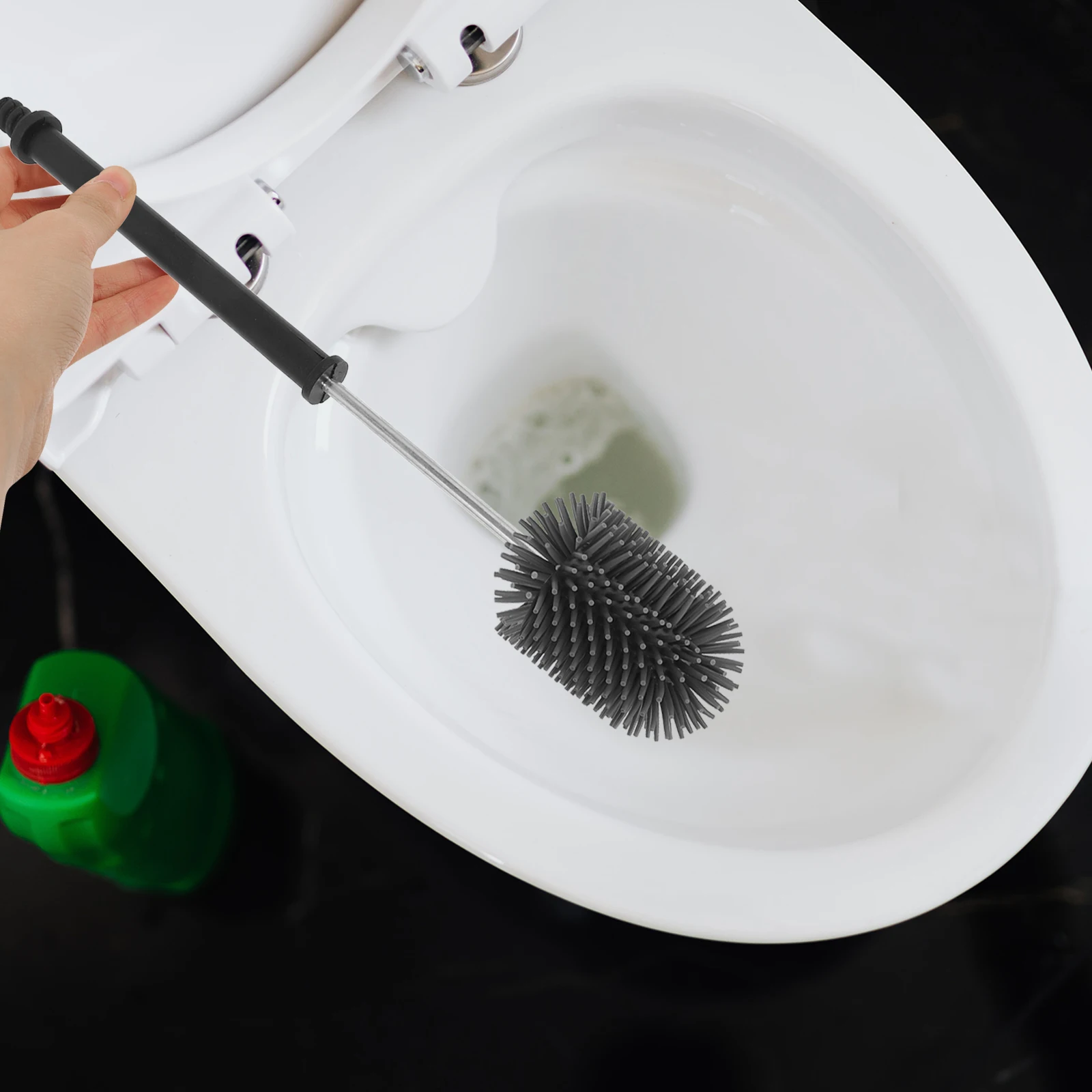 Toilet Brush 142MM Black M6 Threaded H Replacement Parts Accessories for Toilet Brush Part Bathroom Supplies
Toilet Brush 142MM Black M6 Threaded H Replacement Parts Accessories for Toilet Brush Part Bathroom Supplies
