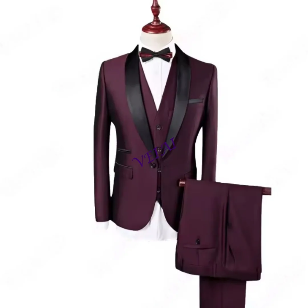 CustomizedHigh-end Men Suit Black Collar Suit Male Wedding Groom Slim Fit Standerd Size Blazer Set Tuxedo(Jacket+Pant+Vest)
CustomizedHigh-end Men Suit Black Collar Suit Male Wedding Groom Slim Fit Standerd Size Blazer Set Tuxedo(Jacket+Pant+Vest)