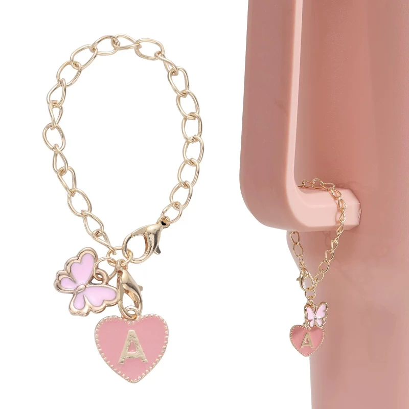 26 English letters Butterfly Oil dripping cup chain Name identification Accessories
26 English letters Butterfly Oil dripping cup chain Name identification Accessories