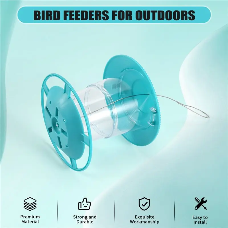 A21Q -Wild Bird Feeder, Outside Squirrel Proof Bird Feeder, Hanging Wild Bird Feeder With Round Shaped Roof
A21Q -Wild Bird Feeder, Outside Squirrel Proof Bird Feeder, Hanging Wild Bird Feeder With Round Shaped Roof
