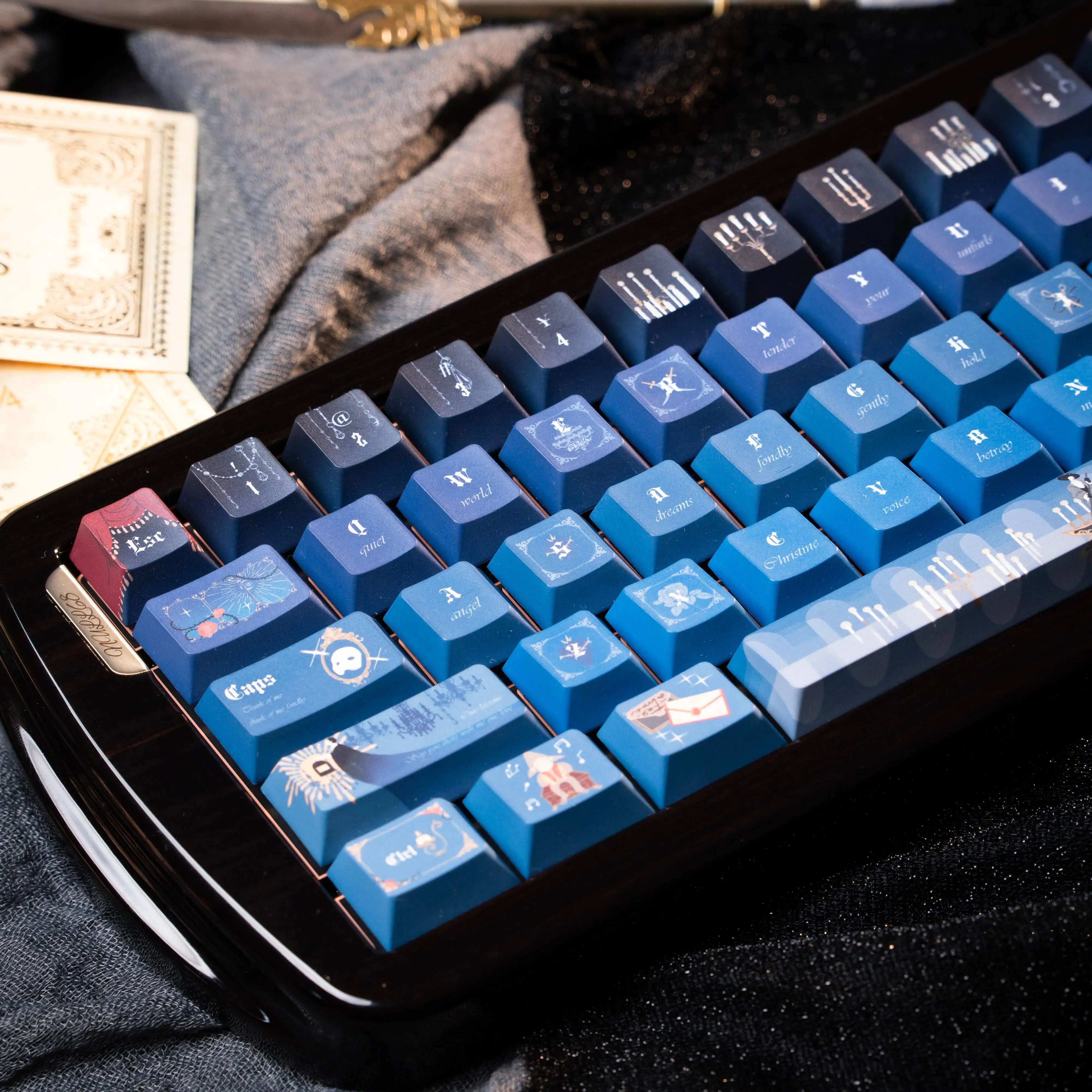 THE PHANTOM OF THE OPERA Theme Keycaps Set PBT 142keys Custom Original Handmade Keycaps for Mechanical Keyboard Accessories
THE PHANTOM OF THE OPERA Theme Keycaps Set PBT 142keys Custom Original Handmade Keycaps for Mechanical Keyboard Accessories