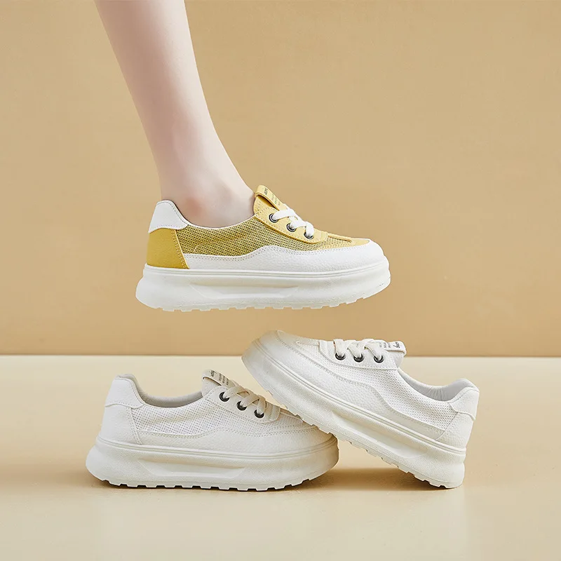 2025 летние маленькие белые туфли, новые студентки, дышащая толстая подошва, увеличивающая рост, повседневные уличные туфли для стрельбы
2025 летние маленькие белые туфли, новые студентки, дышащая толстая подошва, увеличивающая рост, повседневные уличные туфли для стрельбы