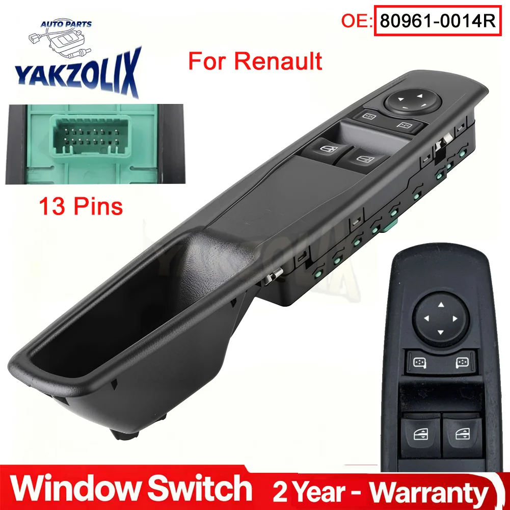 809610014R Front Left Master Power Window Switch Controller Button Door Switch For Renault Fluence Megane Scenic III 80961-0014R
809610014R Front Left Master Power Window Switch Controller Button Door Switch For Renault Fluence Megane Scenic III 80961-0014R