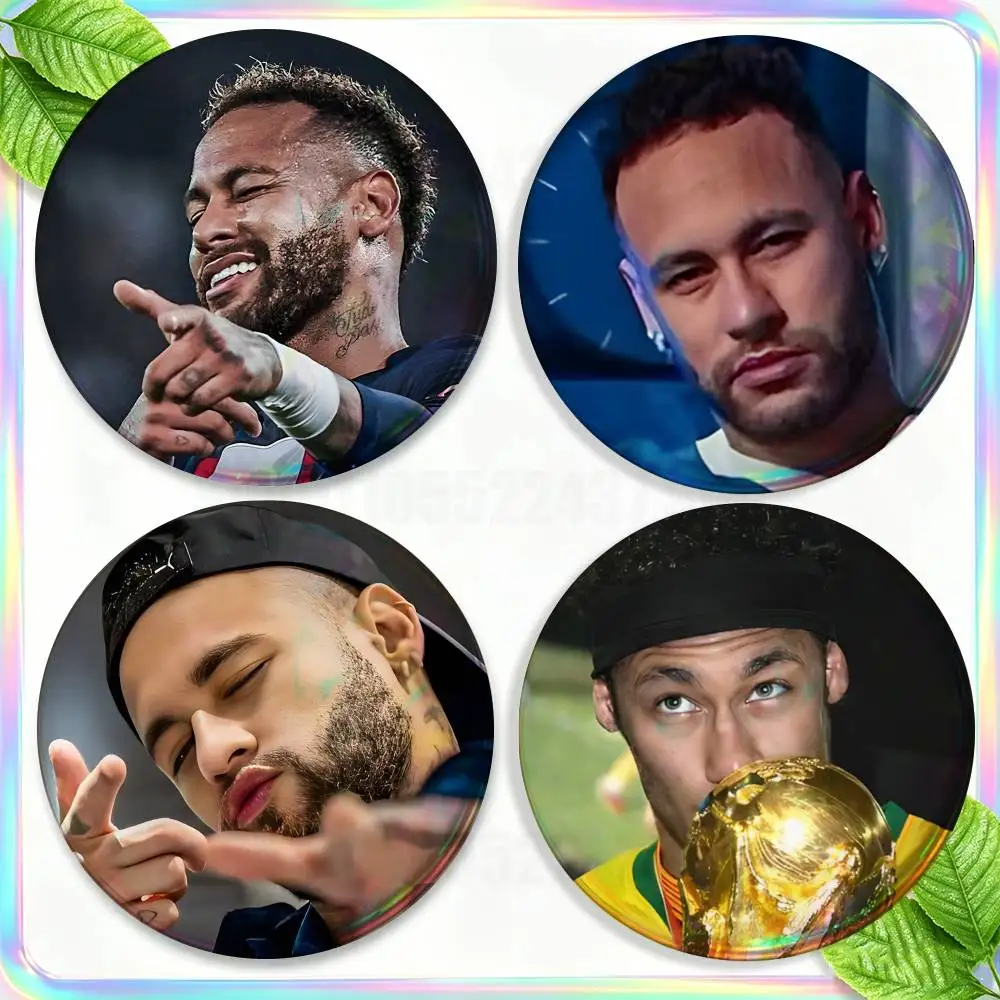 N-Neymar Football Sports Brooches for Backpack Accessories 25,32,44,58,75mm Round Enamel Pins 2-piece set Cartoon Anime Badge
N-Neymar Football Sports Brooches for Backpack Accessories 25,32,44,58,75mm Round Enamel Pins 2-piece set Cartoon Anime Badge