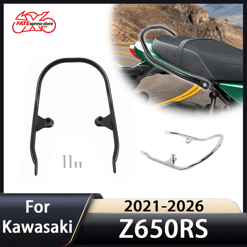 New Motorcycles Rear Bumper Passenger Seat Hand Handle Grab Bar Rail Accessories For Kawasaki Z650RS Z 650 R S