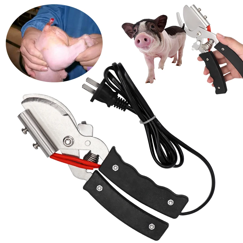 2Pcs 220V Electric Tail Cutting Pliers For Pig animals Heated Tail Putting Pliers Hemostatic Forceps Livestock Broken Tail Tong
2Pcs 220V Electric Tail Cutting Pliers For Pig animals Heated Tail Putting Pliers Hemostatic Forceps Livestock Broken Tail Tong