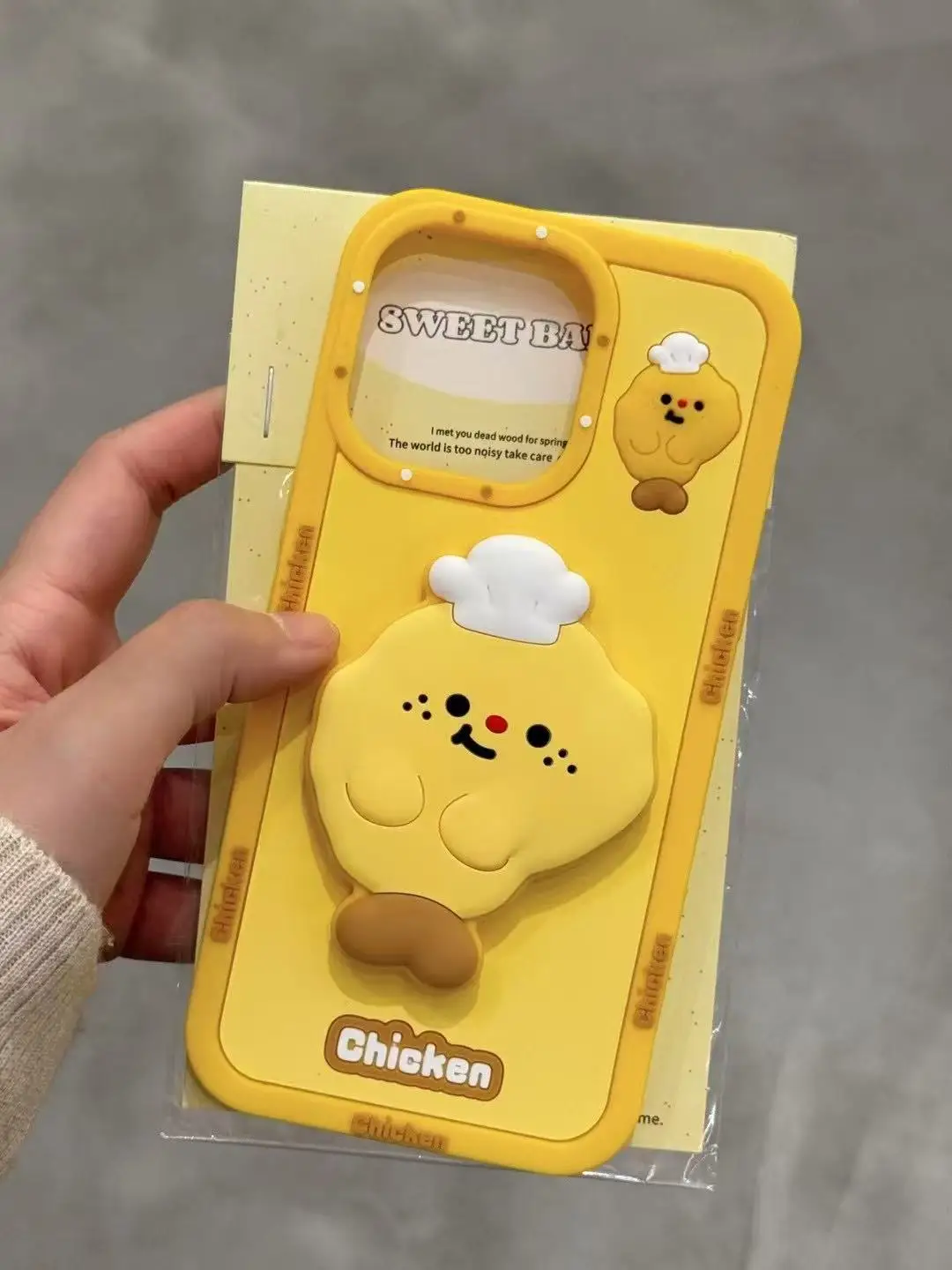 For iPhone 17 3D Cartoon Chicken Telescopic Bracket Stand Phone Case For iPhone 16 15 13 14 17 Pro Max Air Soft Silicone Cover
For iPhone 17 3D Cartoon Chicken Telescopic Bracket Stand Phone Case For iPhone 16 15 13 14 17 Pro Max Air Soft Silicone Cover