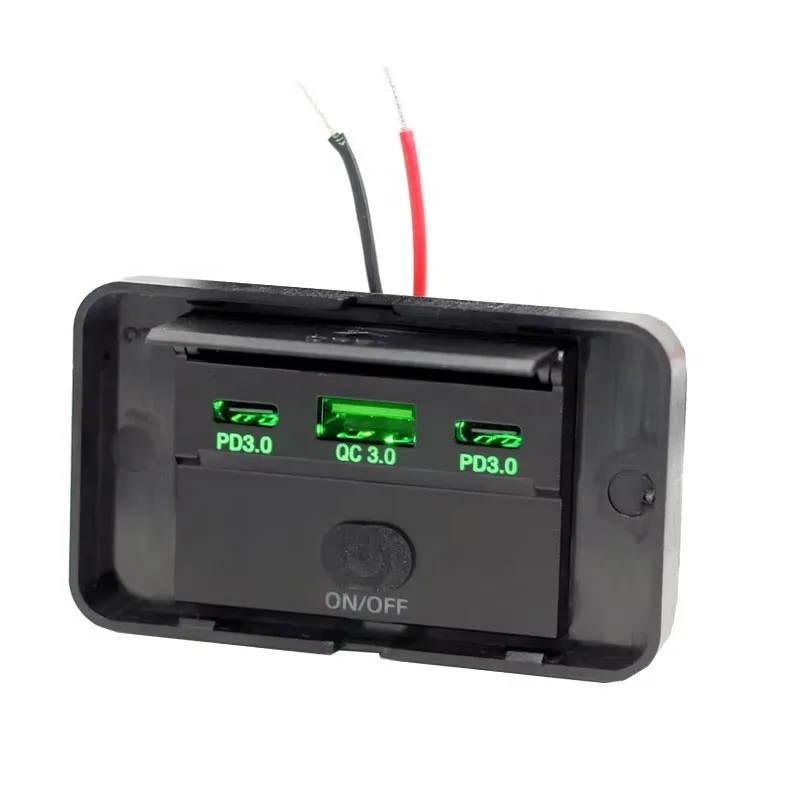Dual PD Type C and USB QC 3.0 3-port Bus Modified Car Charger Fast Charging Car Truck Bus with Mobile Phone Accessories
Dual PD Type C and USB QC 3.0 3-port Bus Modified Car Charger Fast Charging Car Truck Bus with Mobile Phone Accessories