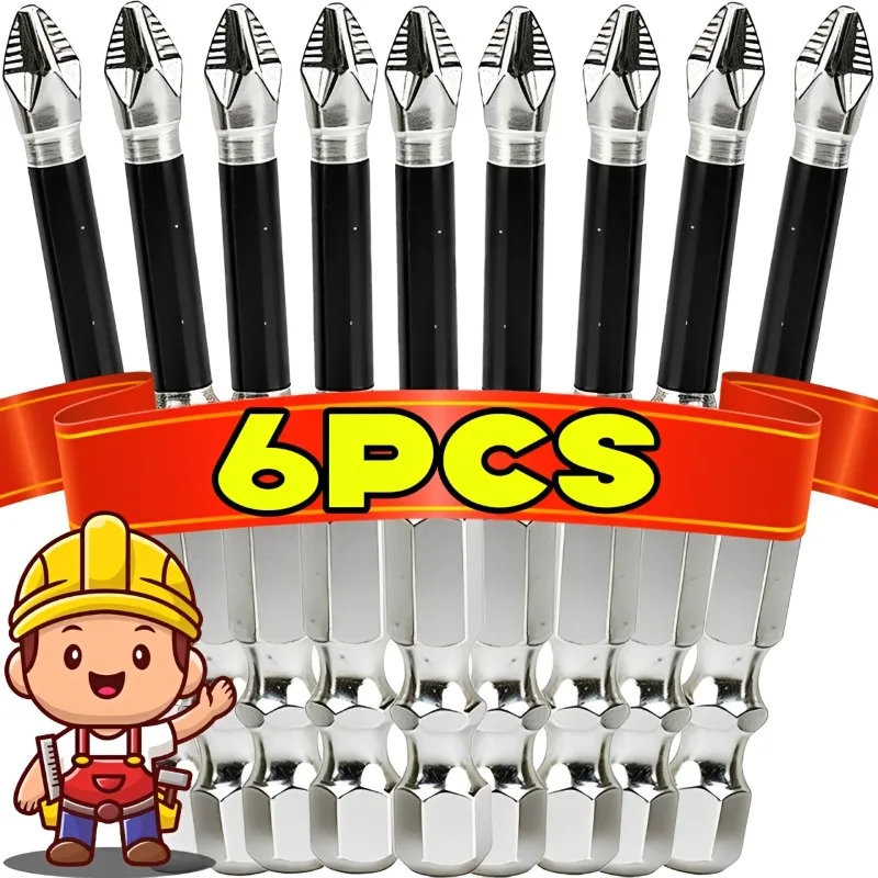 25-150mm K5 High Magnetic Screwdriver Drill Bit Set Non-slip Shockproof Phillips Impact Bit Alloy Steel Electric Screwdriver Bit
25-150mm K5 High Magnetic Screwdriver Drill Bit Set Non-slip Shockproof Phillips Impact Bit Alloy Steel Electric Screwdriver Bit