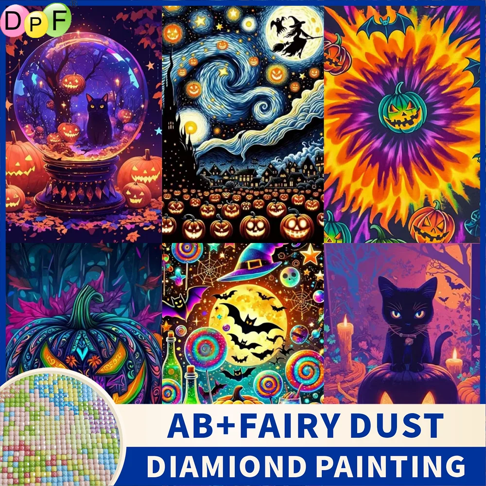 DPF Fairy Dust AB Diy Full Square Round Drill 5D Diamond Painting Diamond“Halloween Carnival”Series
DPF Fairy Dust AB Diy Full Square Round Drill 5D Diamond Painting Diamond“Halloween Carnival”Series