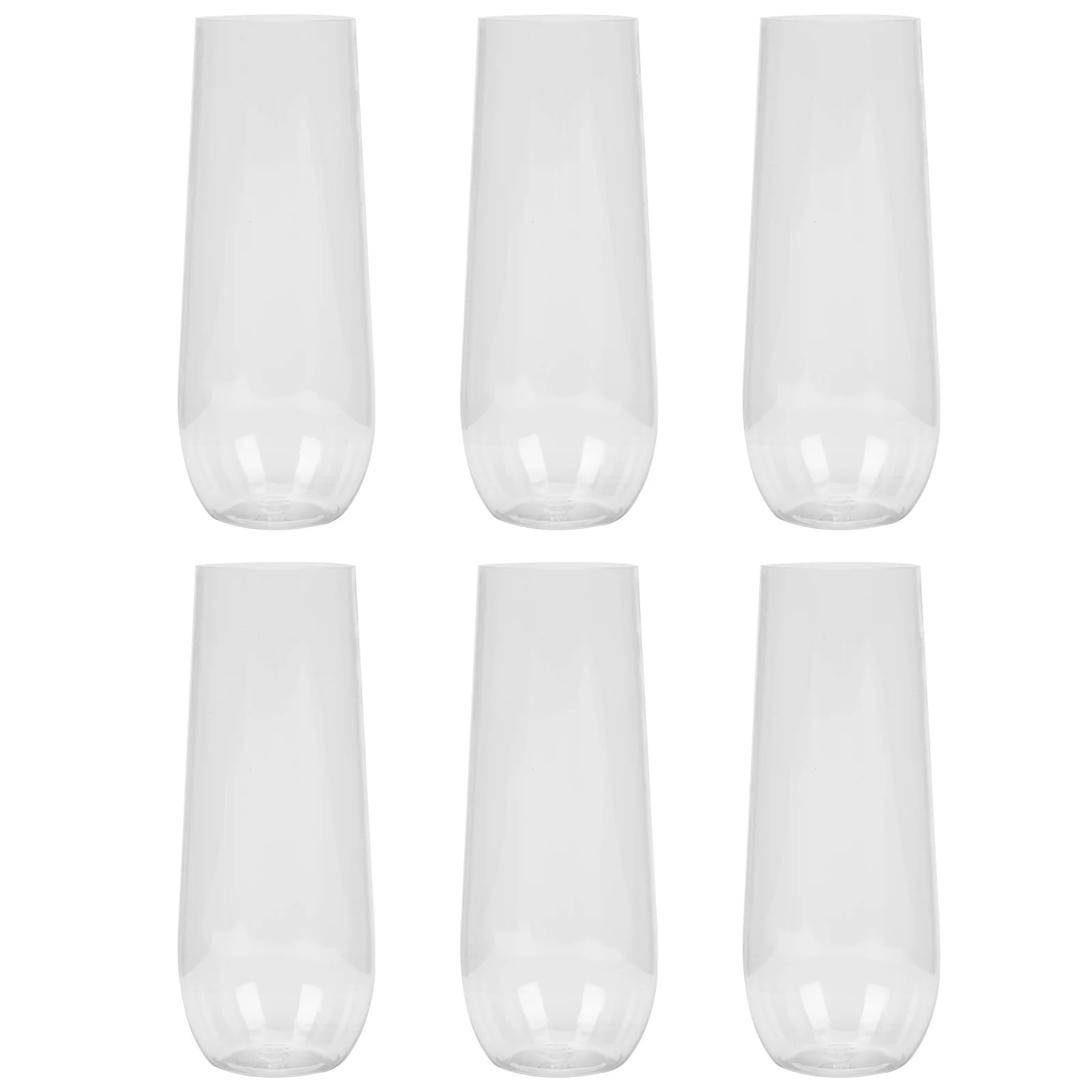 6 Pcs PET Plastic Glasses Durable Transparent Wedding Party Cups Easy to Reusable Home Bar Accessories
6 Pcs PET Plastic Glasses Durable Transparent Wedding Party Cups Easy to Reusable Home Bar Accessories
