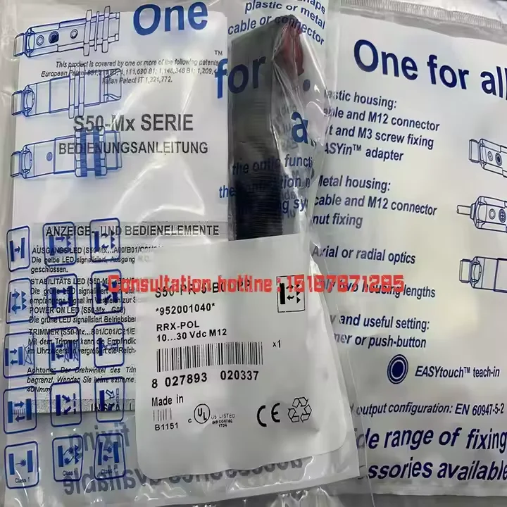 The brand-new original sensor S50-PR-5-D00-PP S50-PR-5-D00-NN S50-MR-5-D00-NN/MR-5-D00-PP warranty for one year in stock
The brand-new original sensor S50-PR-5-D00-PP S50-PR-5-D00-NN S50-MR-5-D00-NN/MR-5-D00-PP warranty for one year in stock