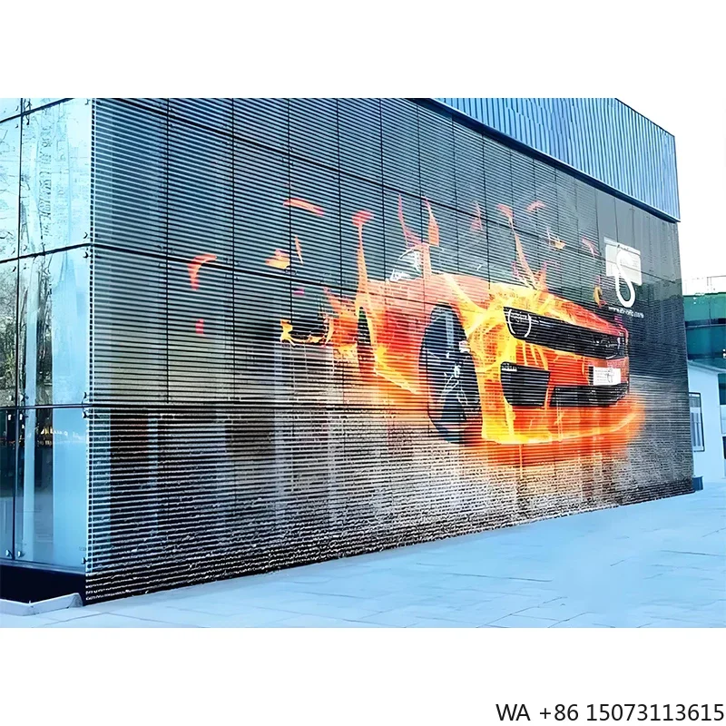 P3.91-7.81 Ultra-Thin Transparent Glass LED Display for Automotive Showroom Mall Windows
P3.91-7.81 Ultra-Thin Transparent Glass LED Display for Automotive Showroom Mall Windows