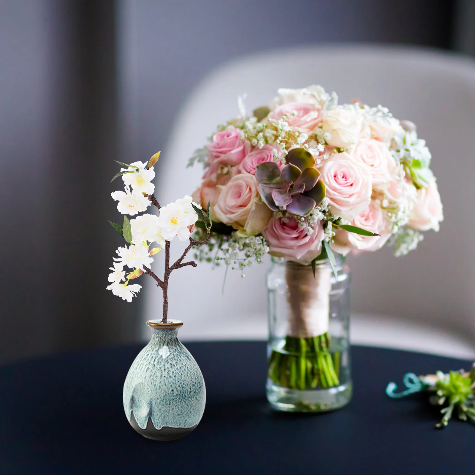 2pcs Cherry Blossom DecorLifelike Fake Flowers for Home Wedding Party Simulated Cherry Blossom Simulated Branches Cloth
2pcs Cherry Blossom DecorLifelike Fake Flowers for Home Wedding Party Simulated Cherry Blossom Simulated Branches Cloth