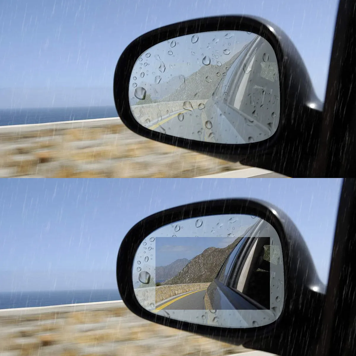 4Pcs Anti Fog Rearview Mirror Film Waterproof Rainproof Clear View Protection for Car Suv Truck Universal Easy Install
4Pcs Anti Fog Rearview Mirror Film Waterproof Rainproof Clear View Protection for Car Suv Truck Universal Easy Install