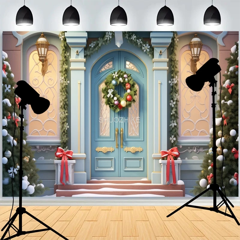 Front Door Christmas Day Decoration Photography Backdrops Happy New Year Fireplace Xmas Day Family Party Photo Background XH-52
Front Door Christmas Day Decoration Photography Backdrops Happy New Year Fireplace Xmas Day Family Party Photo Background XH-52