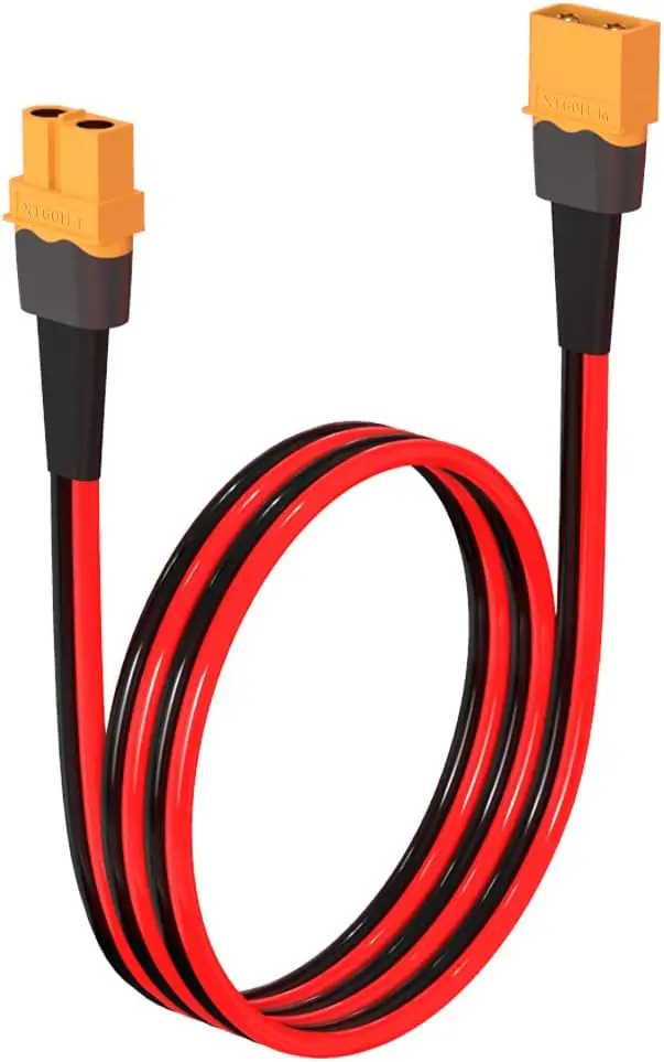 10AWG 2FT XT60 Extension Cable 2 6 10 20 35 50 75 100FT XT60 Jack to Plug Connector for RC Battery Portable Power Station Solar
10AWG 2FT XT60 Extension Cable 2 6 10 20 35 50 75 100FT XT60 Jack to Plug Connector for RC Battery Portable Power Station Solar