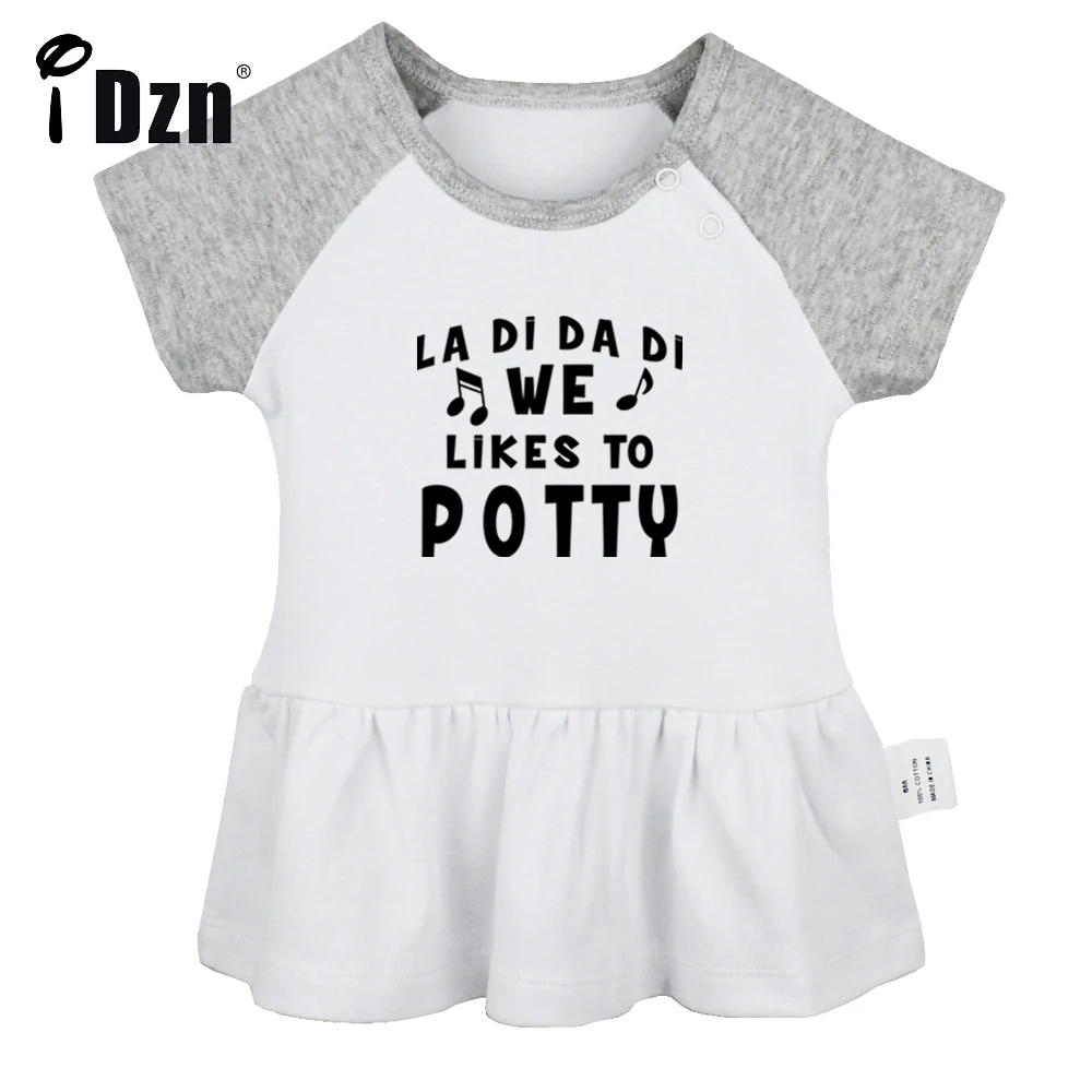 iDzn Summer NEW We Likes To Potty Baby Girls Cute Short Sleeve Dress Infant Funny Pleated Dress Soft Cotton Dresses Clothes
iDzn Summer NEW We Likes To Potty Baby Girls Cute Short Sleeve Dress Infant Funny Pleated Dress Soft Cotton Dresses Clothes