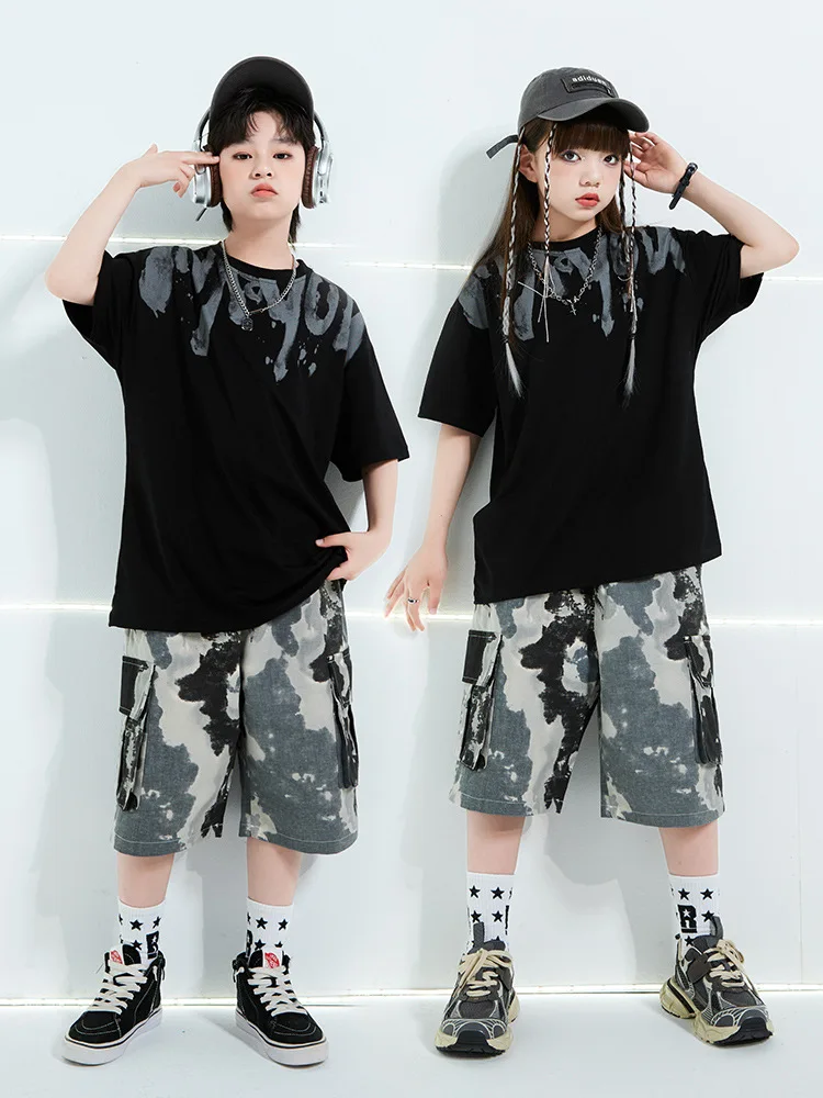 Street Dance Children's Fashion Hip-Hop Black and White Trendy BrandTBoys' Shirt SethiphopChildren's Performance Clothing Girls'
Street Dance Children's Fashion Hip-Hop Black and White Trendy BrandTBoys' Shirt SethiphopChildren's Performance Clothing Girls'