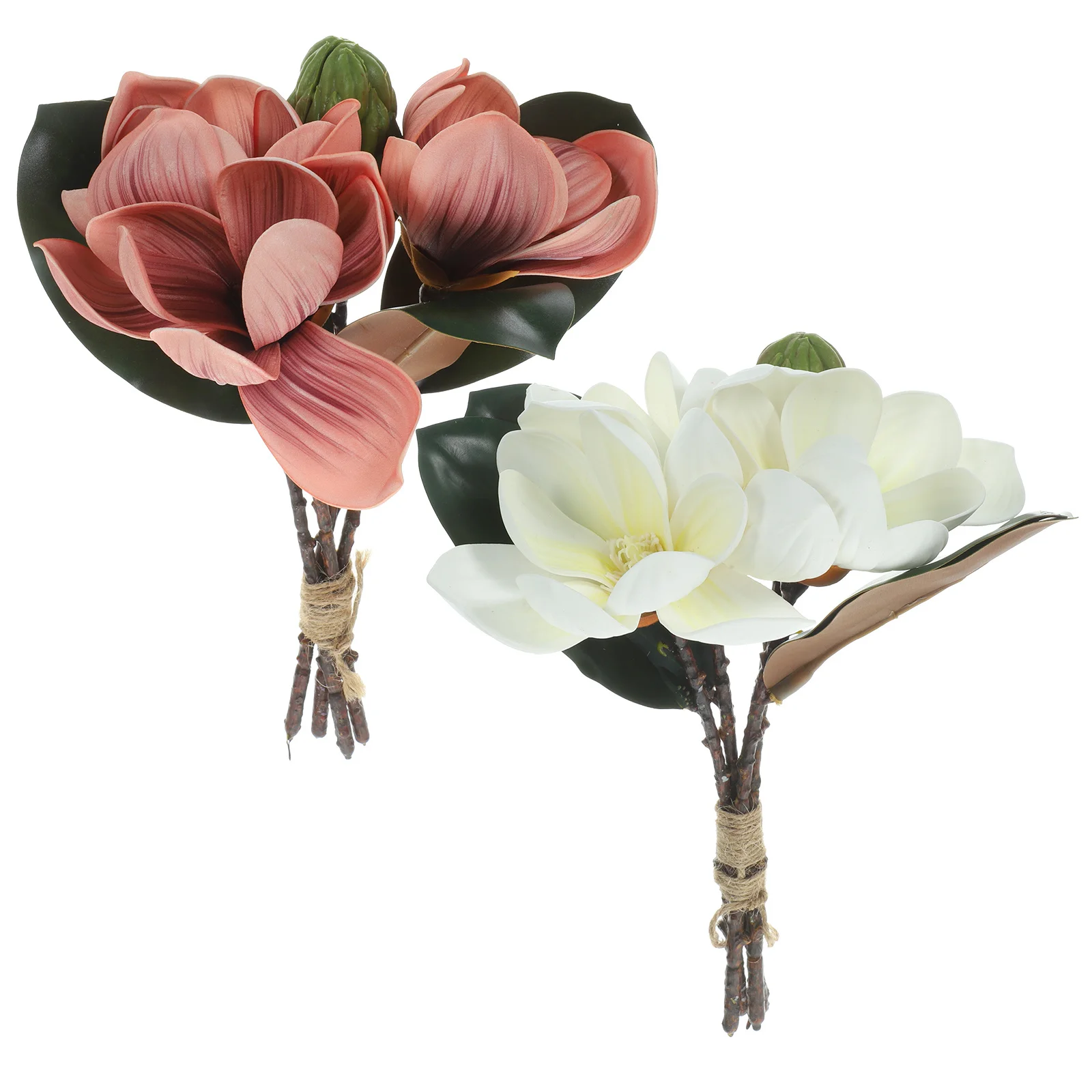 2Pcs Magnolia Stems Artificial Flowers Simulation for Balcony Garden Yard Courtyard Decor Home Living Room Flower Arrangement
2Pcs Magnolia Stems Artificial Flowers Simulation for Balcony Garden Yard Courtyard Decor Home Living Room Flower Arrangement