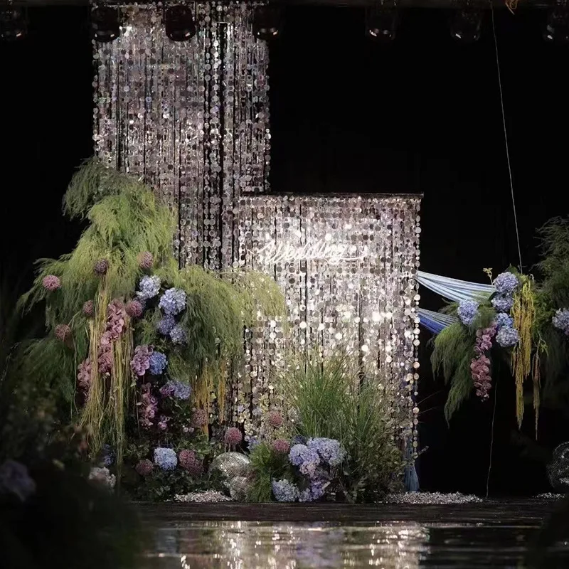 Wedding Backdrops Sequin Hanging, Gold Bead Curtain Pendant, Banquet Hall Stage Silver Background, Acrylic Ceiling Decoration
Wedding Backdrops Sequin Hanging, Gold Bead Curtain Pendant, Banquet Hall Stage Silver Background, Acrylic Ceiling Decoration