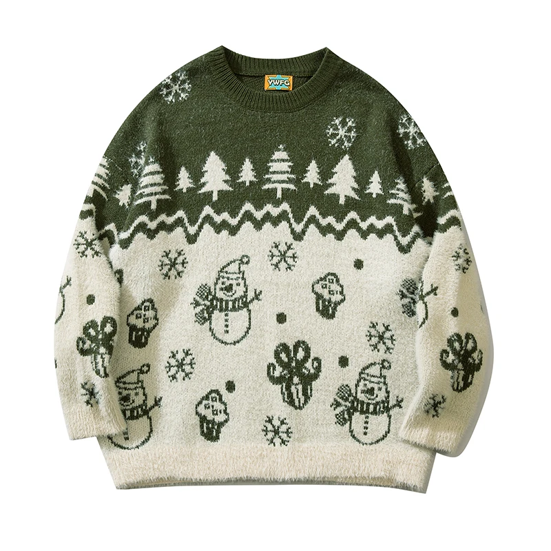 Christmas Print Crew Neck Sweater Mens Streetwear Loose Couple Holiday Long Sleeve Top Autumn Winter Retro Casual Pullover Men
Christmas Print Crew Neck Sweater Mens Streetwear Loose Couple Holiday Long Sleeve Top Autumn Winter Retro Casual Pullover Men