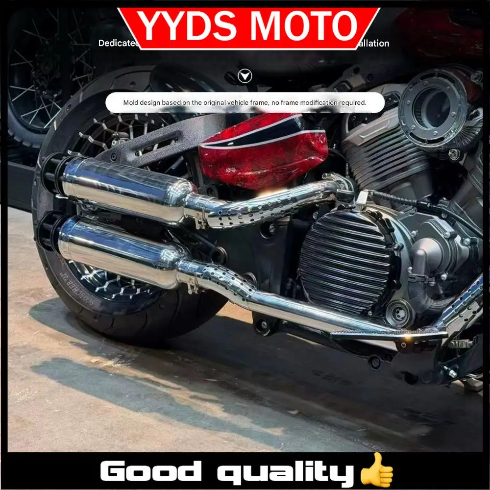 【Good Quality】For BENDA Napoleon bob 450 Napoleon bob 500 right-side dual exhaust pipe full direct mount accessory
【Good Quality】For BENDA Napoleon bob 450 Napoleon bob 500 right-side dual exhaust pipe full direct mount accessory
