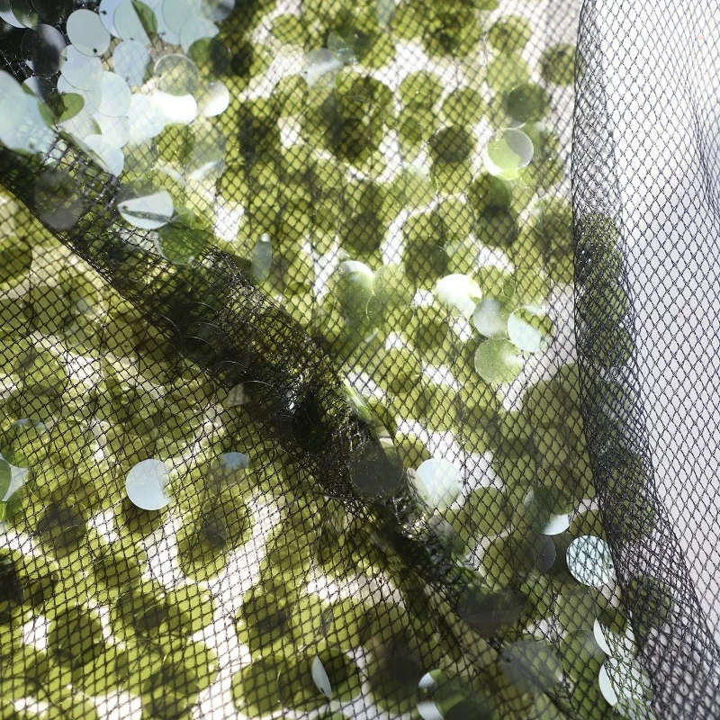 Circular Sequin Mesh Fabric for Wedding Dress Performance Costume Clothing Design Cloth Diy By The Meter Sewing Material
Circular Sequin Mesh Fabric for Wedding Dress Performance Costume Clothing Design Cloth Diy By The Meter Sewing Material