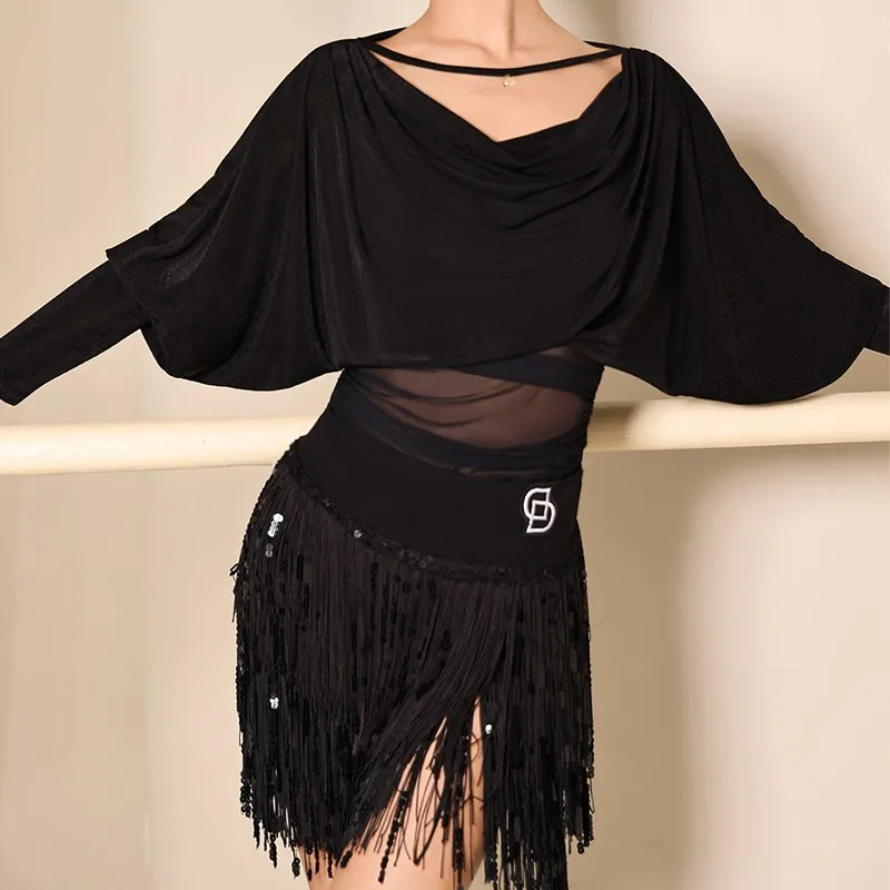 New Women Latin Dance Tops Latino Suit Samba Belly Ballroom Waltz Practice Dress Tango Cha Cha Samba Performance Outfit
New Women Latin Dance Tops Latino Suit Samba Belly Ballroom Waltz Practice Dress Tango Cha Cha Samba Performance Outfit