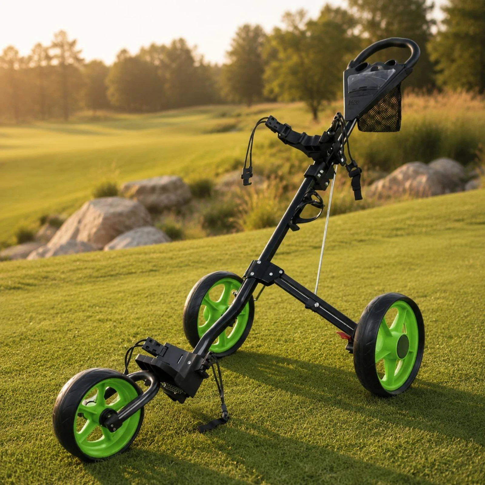 Foldable Golf Bag Trolley Compact Folding Golf Trolley for Golfers
Foldable Golf Bag Trolley Compact Folding Golf Trolley for Golfers