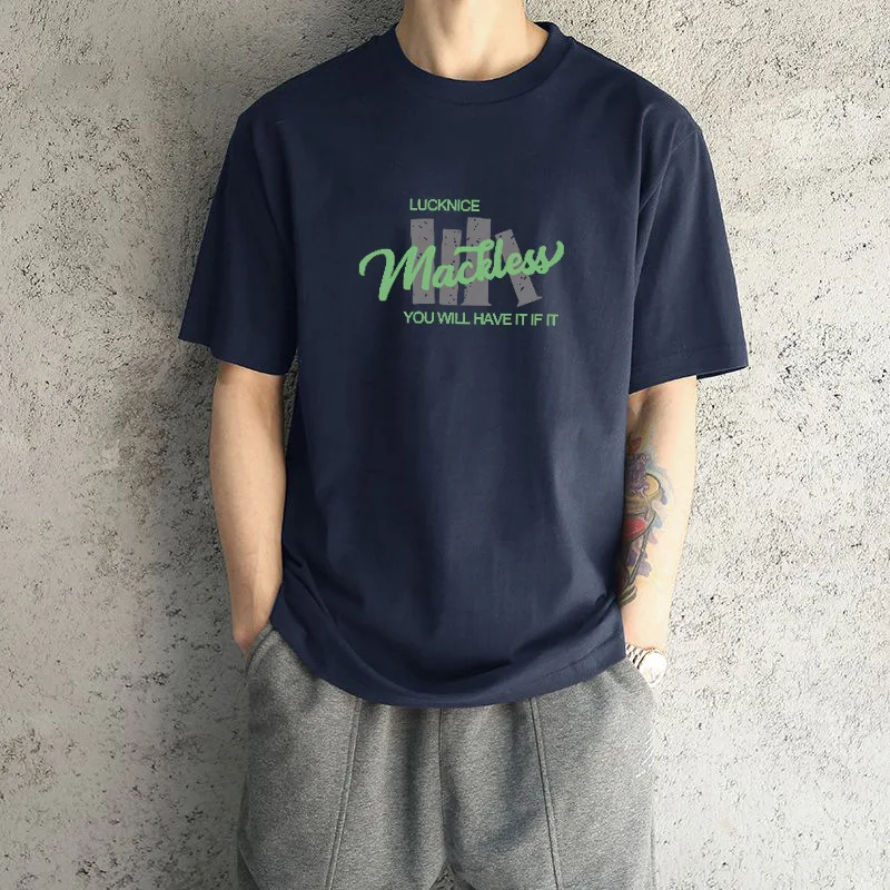 T-Shirt Vintage American Cotton Short-Sleeved Men's Premium Sense of High Street Body Shirts Gangster Handsome Men's Tops Tide
T-Shirt Vintage American Cotton Short-Sleeved Men's Premium Sense of High Street Body Shirts Gangster Handsome Men's Tops Tide