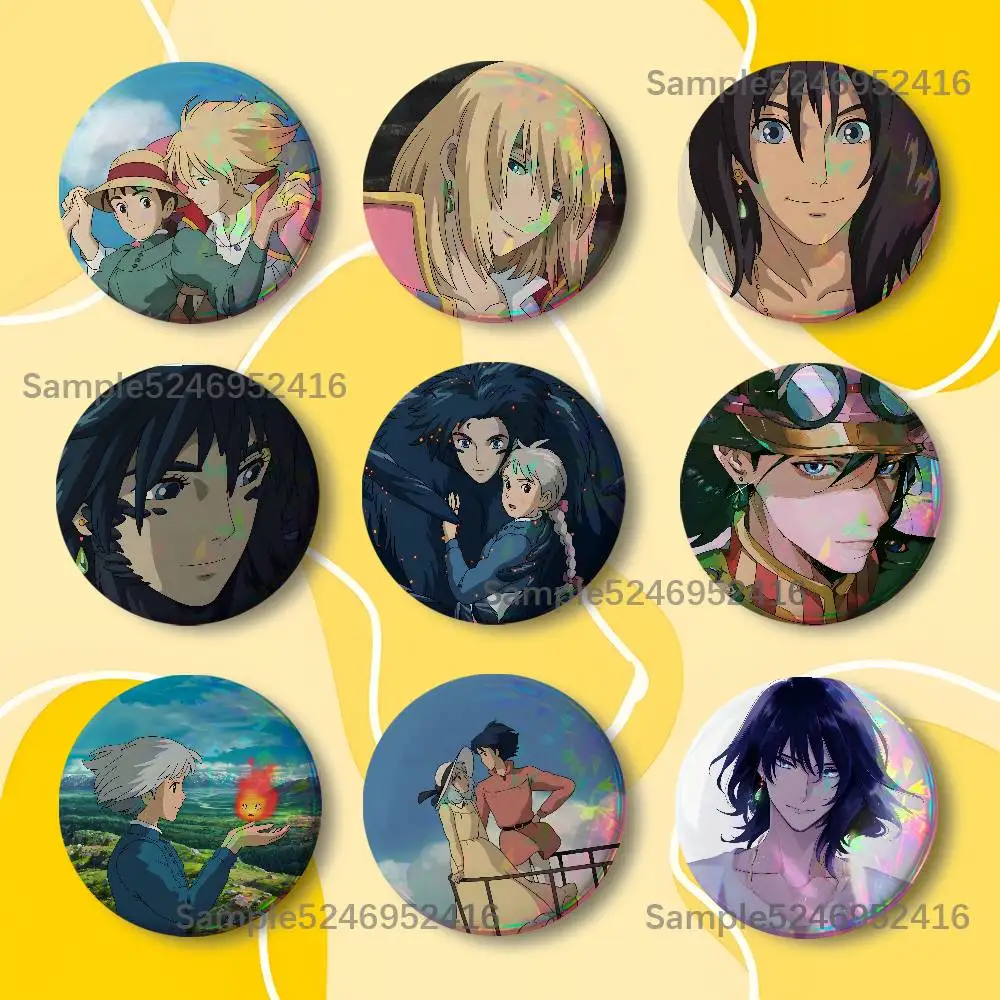 H-Howl Anime Sophie 25/32/44/58/75mm Round Creative Tinplate Figure Icon Badge Handmade Brooches for Backpack Clothes Decoration
H-Howl Anime Sophie 25/32/44/58/75mm Round Creative Tinplate Figure Icon Badge Handmade Brooches for Backpack Clothes Decoration