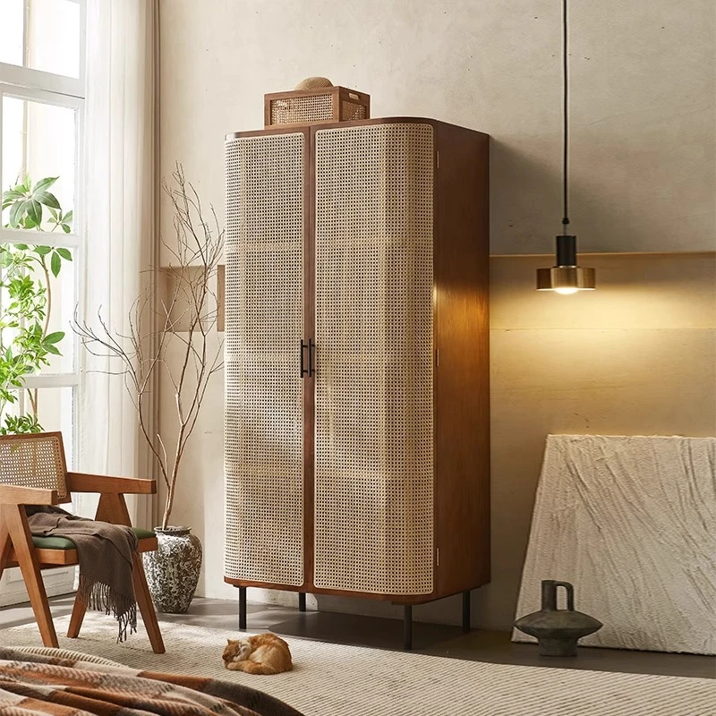 Nordic solid wood rattan wardrobe swing door Japanese-style small apartment bed and breakfast bedroom large wardrobe complete st
Nordic solid wood rattan wardrobe swing door Japanese-style small apartment bed and breakfast bedroom large wardrobe complete st