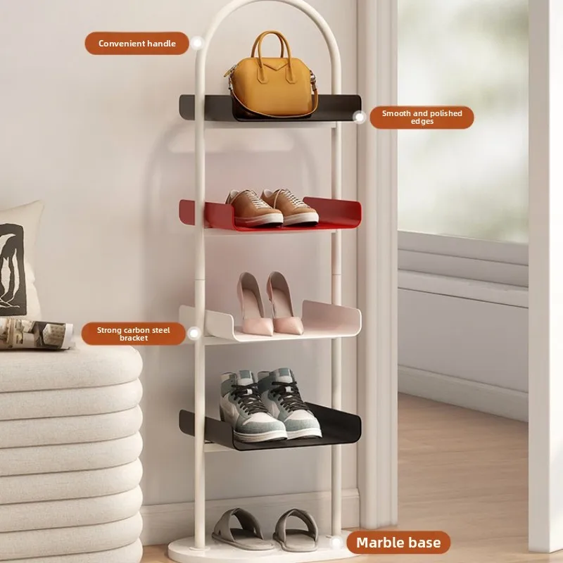 Creamy Metal Shoe Rack Sturdy Lightweight Entryway Organizer Movable Shelf for Living Room Multi-Layer Space-Saving Storage
Creamy Metal Shoe Rack Sturdy Lightweight Entryway Organizer Movable Shelf for Living Room Multi-Layer Space-Saving Storage