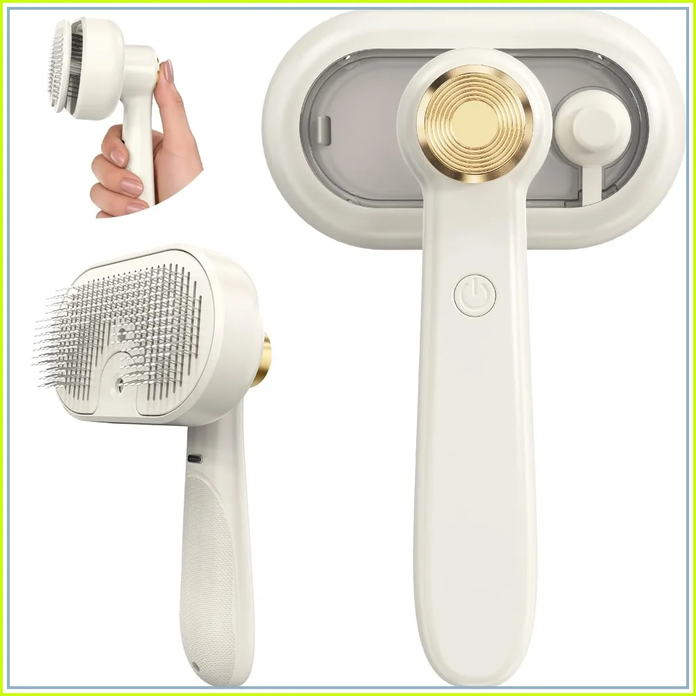 3-in-1 Pet Steam Brush for Shedding - Self-Cleaning Mist Grooming Comb for Dogs & Cats, Softens Fur & Reduces Static, Ideal for Long Short Hair & Bath-Hating Pets
3-in-1 Pet Steam Brush for Shedding - Self-Cleaning Mist Grooming Comb for Dogs & Cats, Softens Fur & Reduces Static, Ideal for Long Short Hair & Bath-Hating Pets