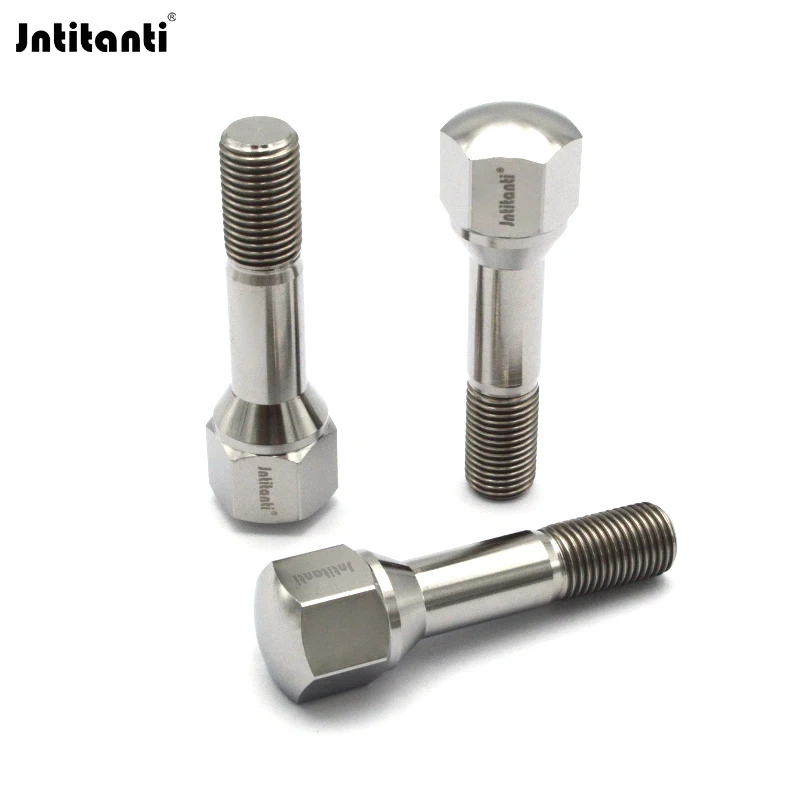Jntitanti hot selling Gr.5 Titanium 10.9 grade wheel hub bolt titanium bolt M14*1.5*52 for Ferrari racing car
Jntitanti hot selling Gr.5 Titanium 10.9 grade wheel hub bolt titanium bolt M14*1.5*52 for Ferrari racing car