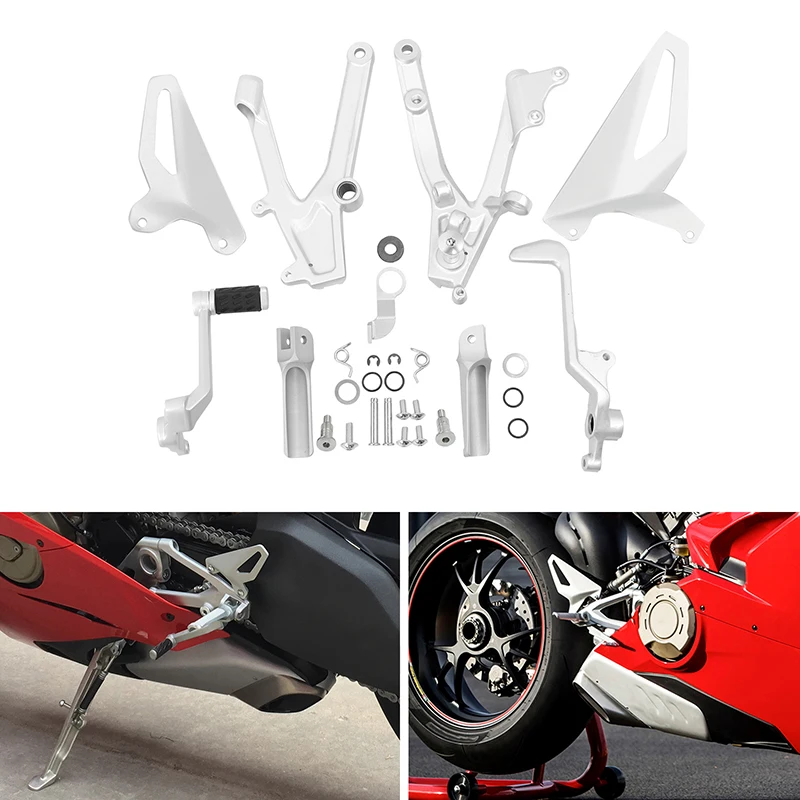 Motorcycle Foot Pegs Brake Shift Lever Pedals For Ducati Panigale V4 2018-2022 Aluminum
Motorcycle Foot Pegs Brake Shift Lever Pedals For Ducati Panigale V4 2018-2022 Aluminum