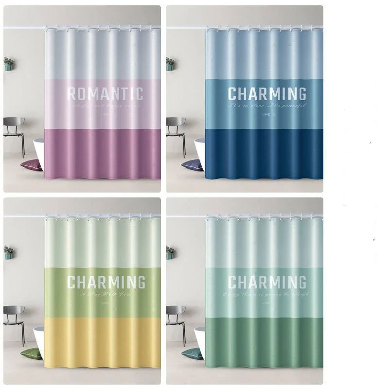Shower Curtains 180cm Stripe Gradient Colorful Bathroom Curtain Waterproof Modern Style with Hooks Simple Bathroom Decor Daily
Shower Curtains 180cm Stripe Gradient Colorful Bathroom Curtain Waterproof Modern Style with Hooks Simple Bathroom Decor Daily