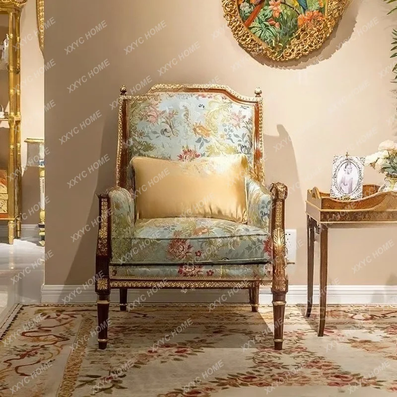 solid wood carving flower single sofa classical luxury embroidery fabric leisure chair tiger chair
solid wood carving flower single sofa classical luxury embroidery fabric leisure chair tiger chair