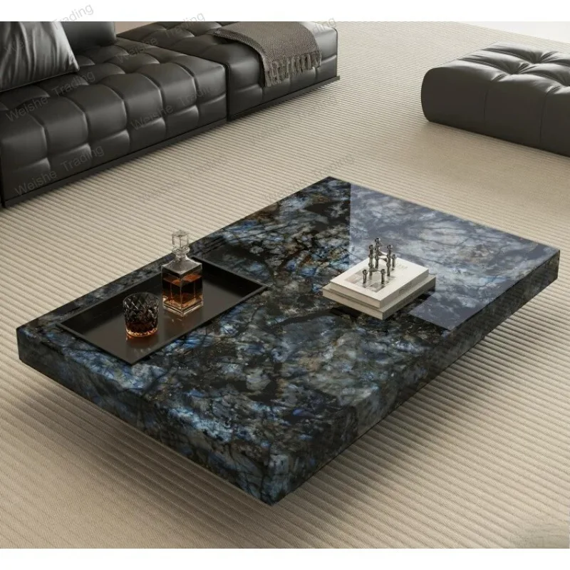 Marble coffee table Italian light luxury living room household rectangular wabi-sabi high-end tea table
Marble coffee table Italian light luxury living room household rectangular wabi-sabi high-end tea table