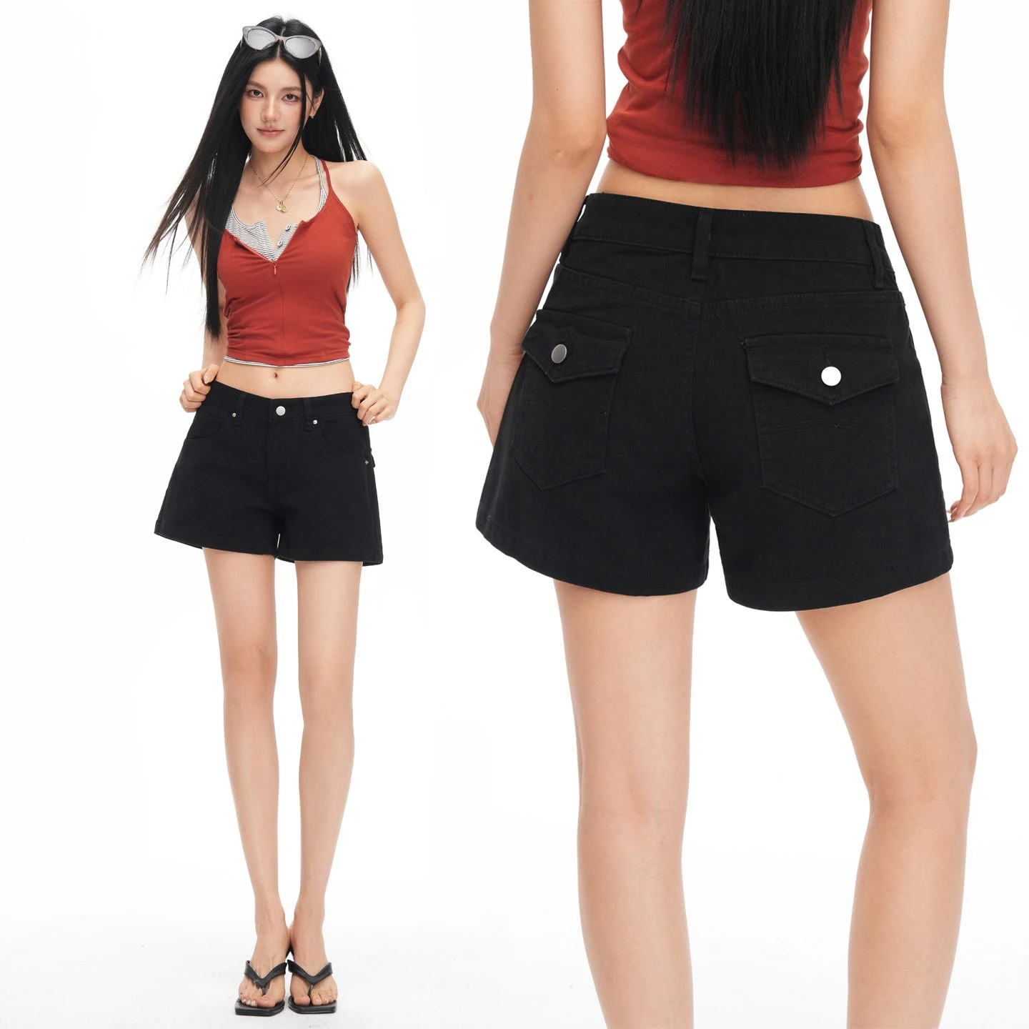 ZHISILAO New Wide Leg Mini Denim Shorts Women Vintage Casual Black Jeans Shorts Summer 2026 Streerwear
ZHISILAO New Wide Leg Mini Denim Shorts Women Vintage Casual Black Jeans Shorts Summer 2026 Streerwear