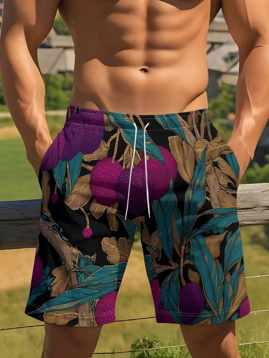 Mens Beach Shorts 3D Digital Print Casual Drawstring Swim Trunks
Mens Beach Shorts 3D Digital Print Casual Drawstring Swim Trunks